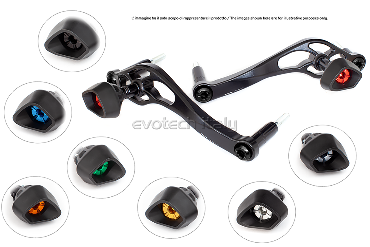 EVOTECH エボテック No-cut anti-shock frame sliders Ducati Monster 