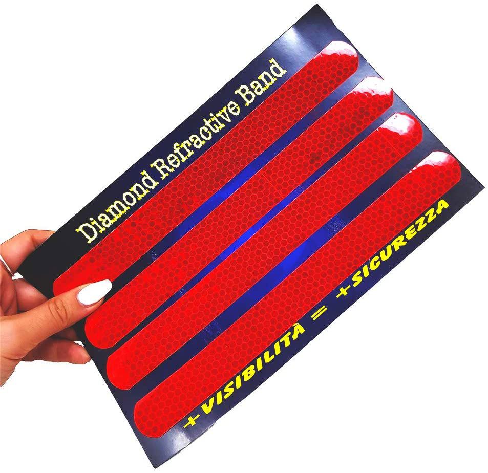 scootmobiel Motorfiets Velg Stickers Strepen Reflecterende Waterdichte Band Voor Achter Decal Stickers Voor XADV 750 X-ADV Xadv750 rand sticker (Color : Rood