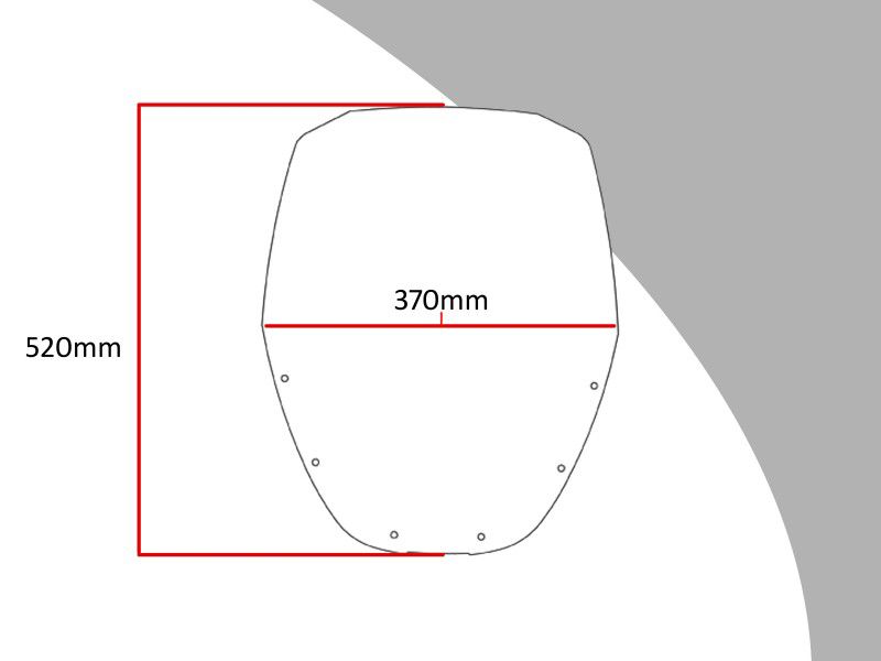 Vervangingsruit touring Yamaha XJ900S DIVERSION - MDI-online.nl