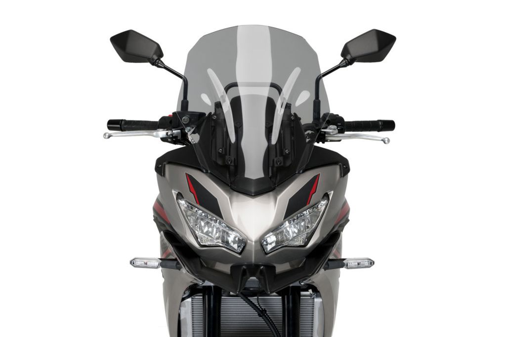 Motorfiets Windscherm Motoraccessoires Voor Kawasaki Voor Versys Voor 650 Motorfiets Voorruit Verlenging Verstelbare Spoiler Deflector Deflectors(Small Transparent