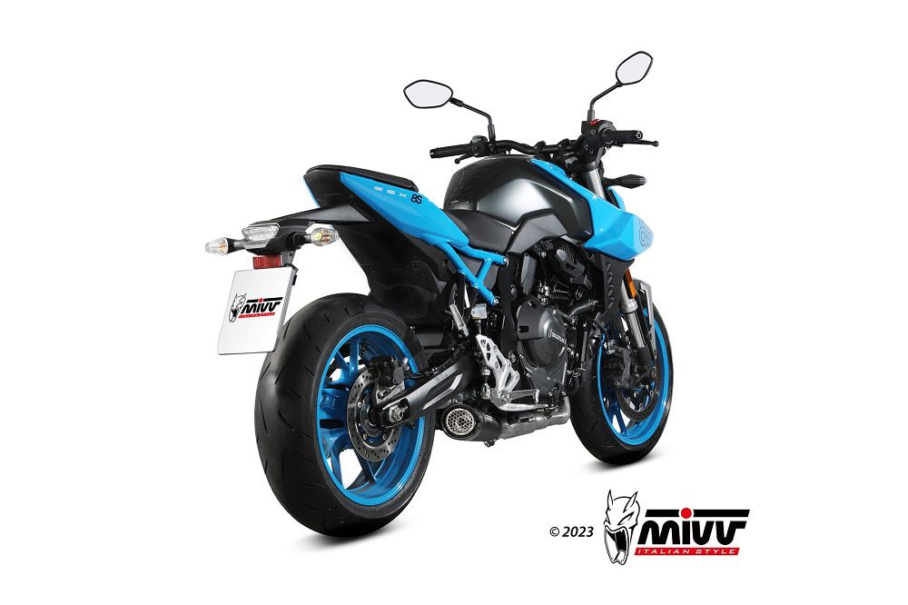 MIVV compleet systeem met X-M5 Black RVS Suzuki GSX-8S '23-'24