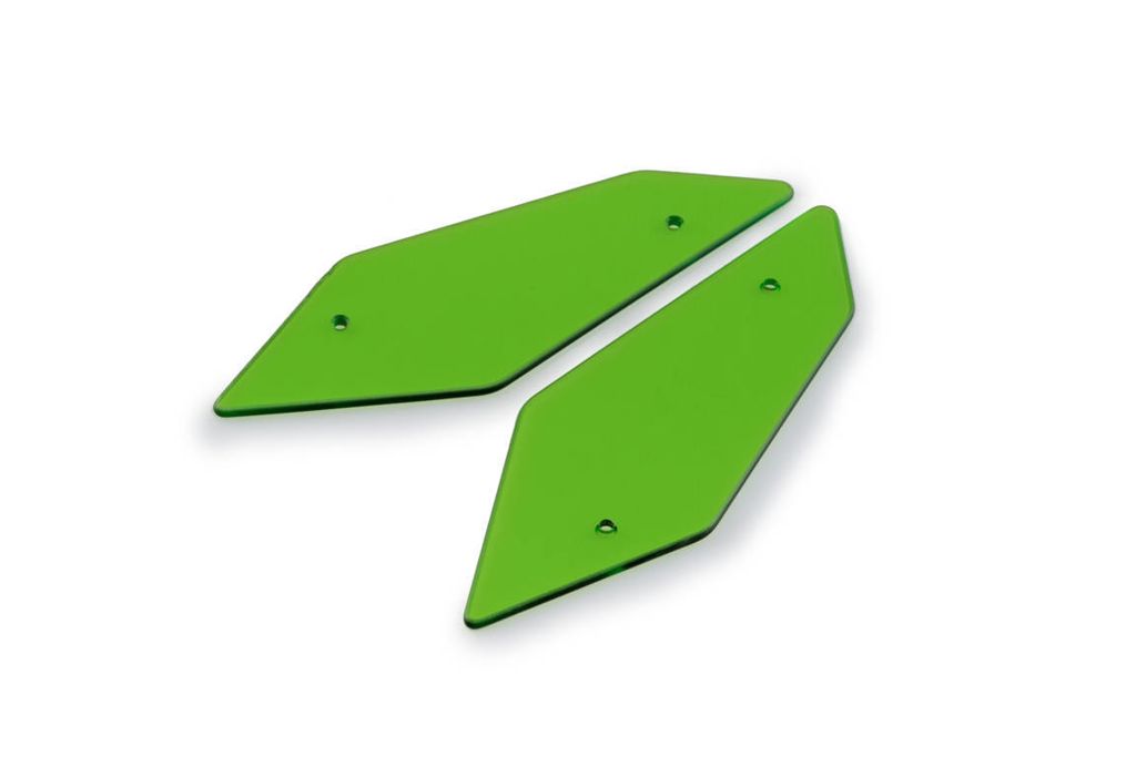 Side Spoiler Downforce van Puig voor de Kawasaki Z900 '20- groen