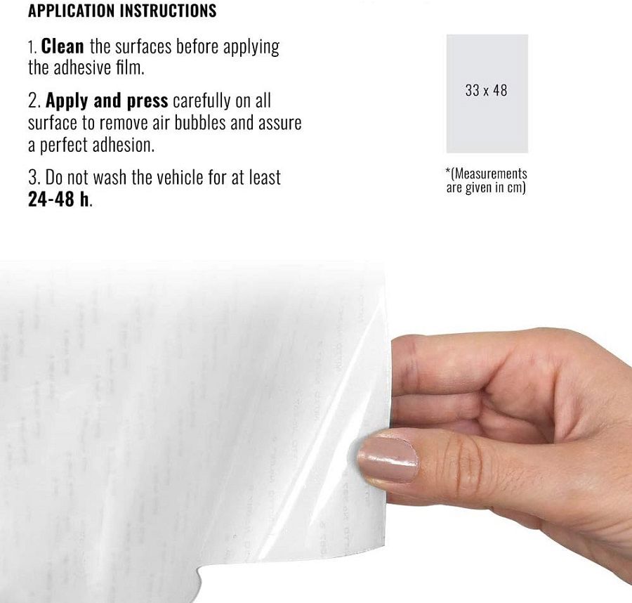 Product Protection Sticker Protection sticker transparant 33x48cm - MDI-online.nl