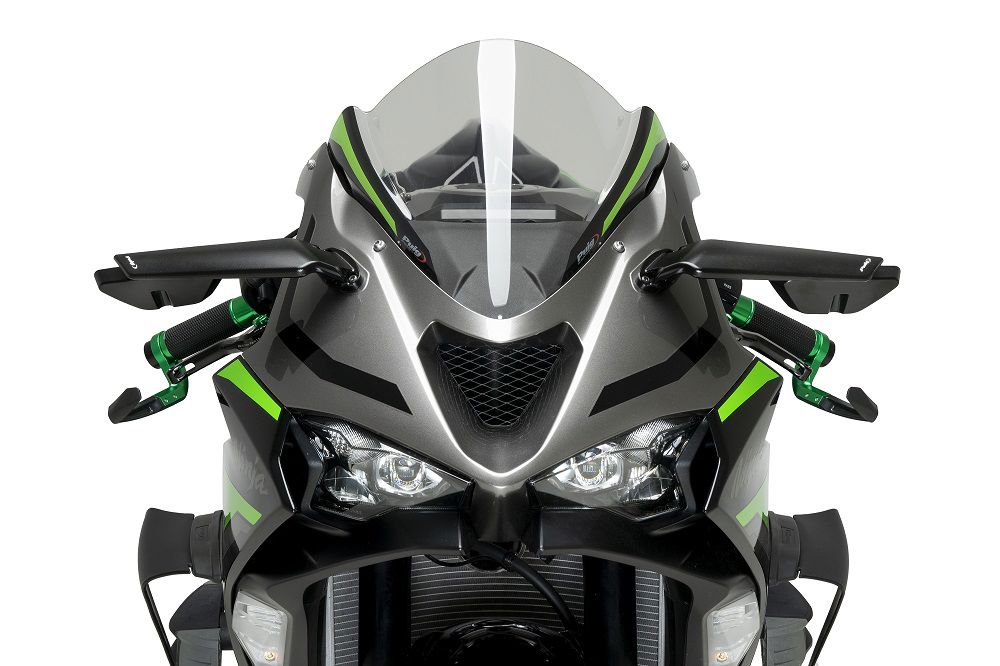 Kuipspiegel rechts model Aileron zwart Puig Kawasaki ZX6-R / ZX10