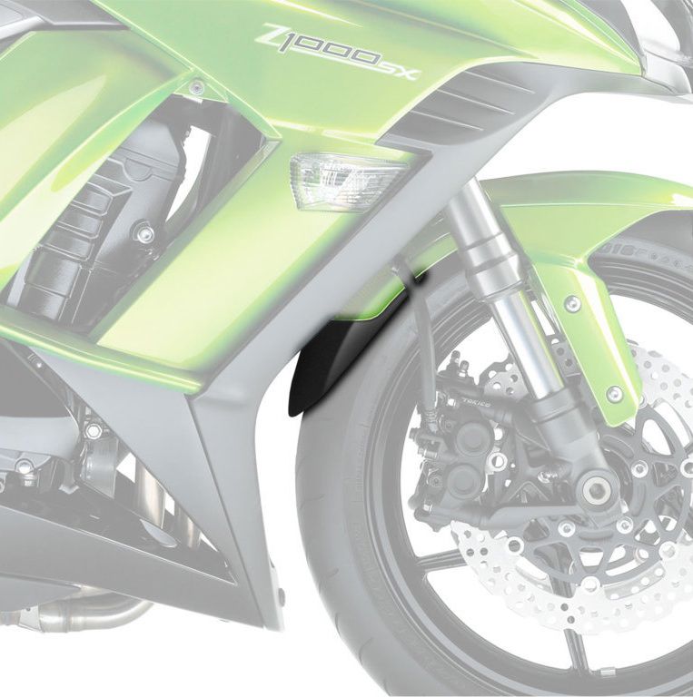 Voorspatbord verlenger Puig zwart Kawasaki Z900 '17-'24 - MDI