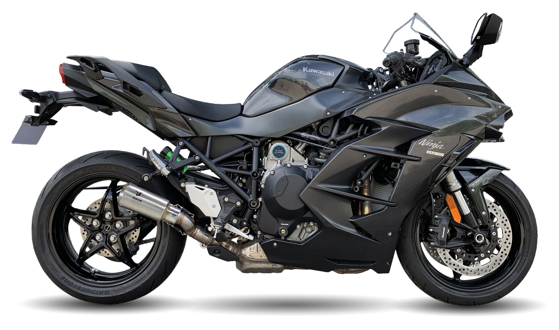 Ixrace MK2 SERIES INOX KAWASAKI NINJA H2 SX - SX SE 18-21 (ZXT02A