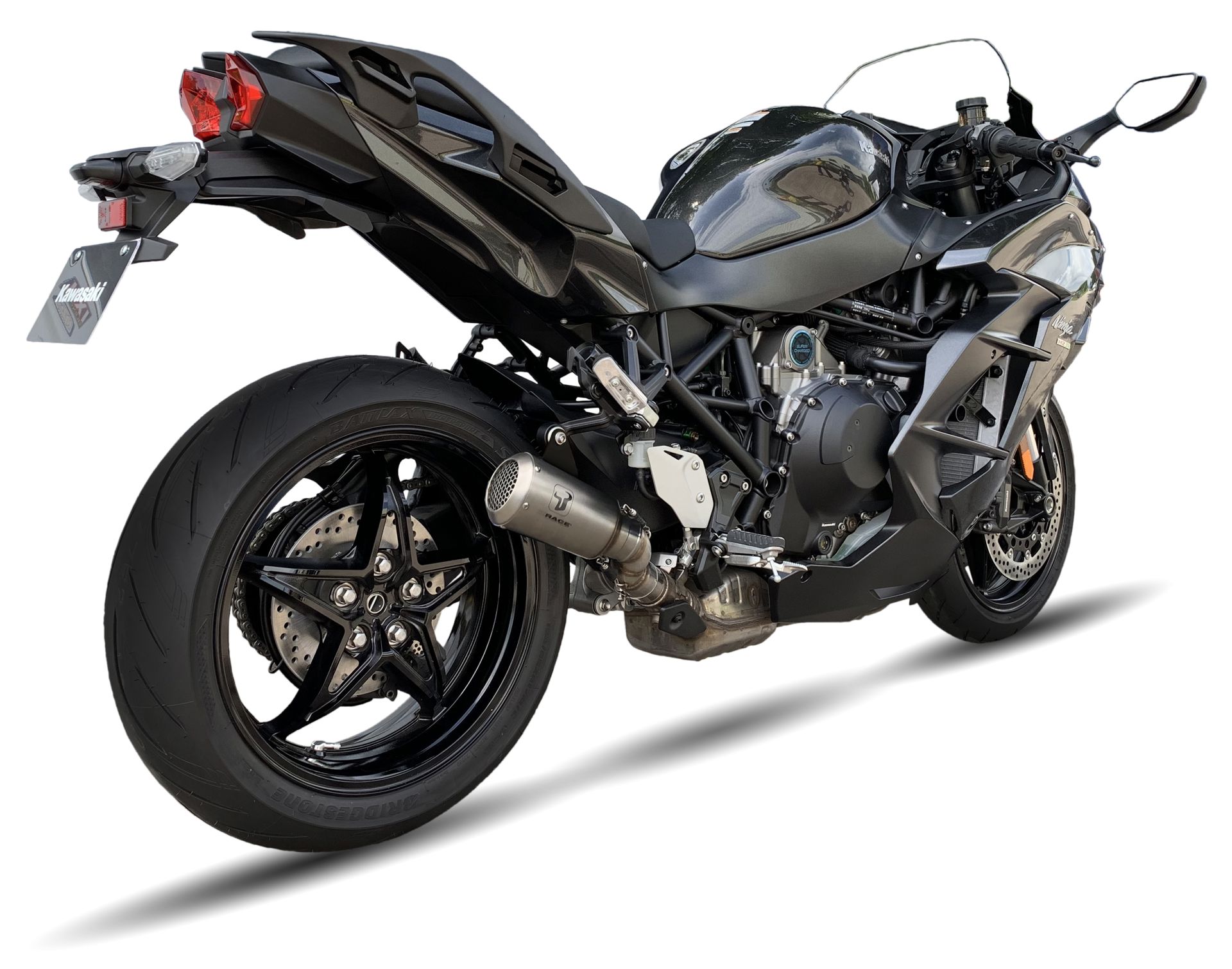 Ixrace MK2 SERIES INOX KAWASAKI NINJA H2 SX - SX SE 18-21 (ZXT02A